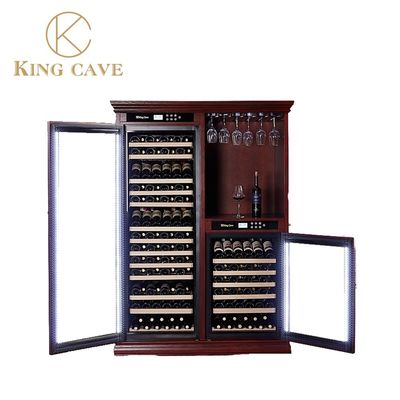 İyi bir fiyat. Sabit sıcaklıklı ahşap şarap buzdolabı Düşük gürültülü elektrikli çevrimiçi