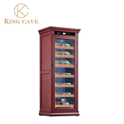 İyi bir fiyat. Ahşap çerçeve ve LED ışığı ile termostat sigara dolabı humidor çevrimiçi
