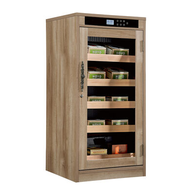 İyi bir fiyat. Yüksek kaliteli İspanyol Sedir Sigara Soğutucusu Dijital İklim Kontrolü ve Hava geçirmez mühürlü Humidor Kabineti çevrimiçi