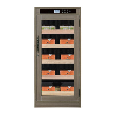 İyi bir fiyat. Koyu ahşap bitirme elektrikli puro humidor dolabı güvenli dolap ve İspanyol sedir içi ile çevrimiçi