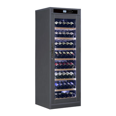 İyi bir fiyat. 48 şişe kapasitesi şarap deposu için kilitlenebilir tasarım şarap soğutucu dolabı çevrimiçi